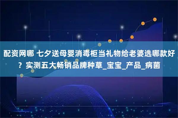 配资网哪 七夕送母婴消毒柜当礼物给老婆选哪款好？实测五大畅销品牌种草_宝宝_产品_病菌